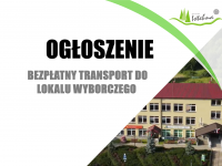 Bezpłatny transport do lokalu wyborczego